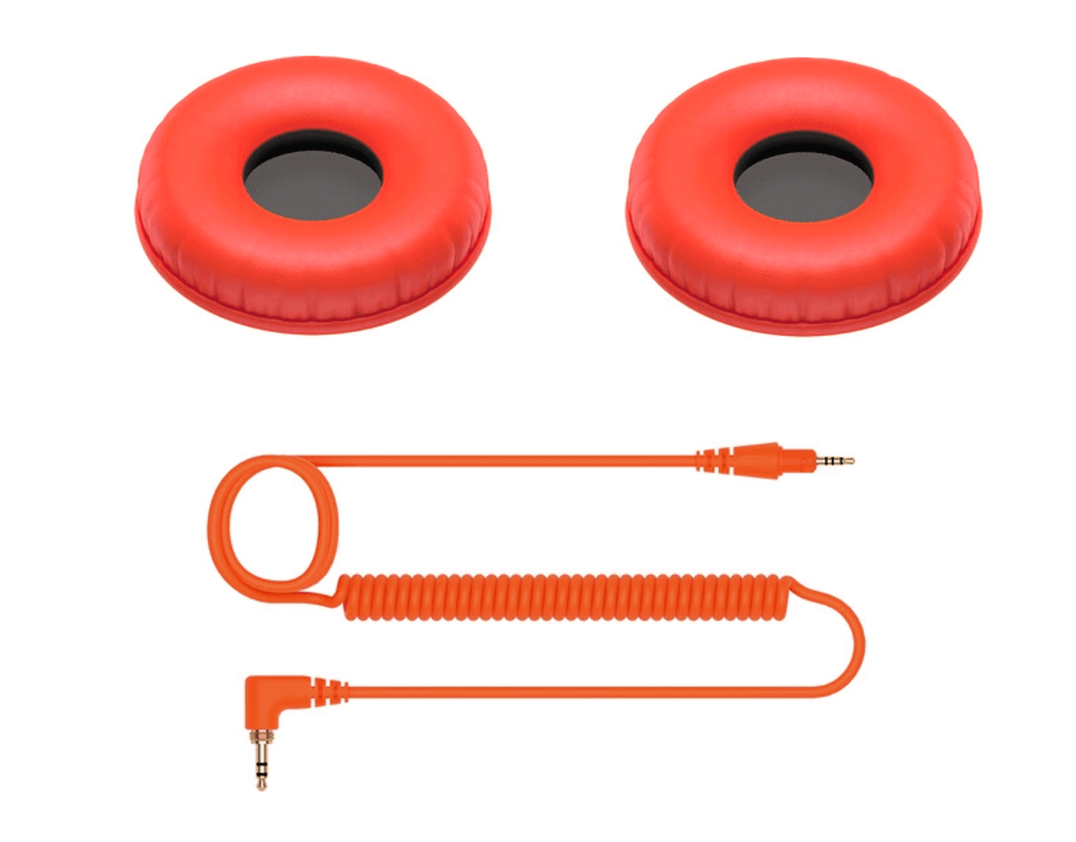 Pioneer DJ HC-CP08-M - Headphone Accessories Kit (Orange).