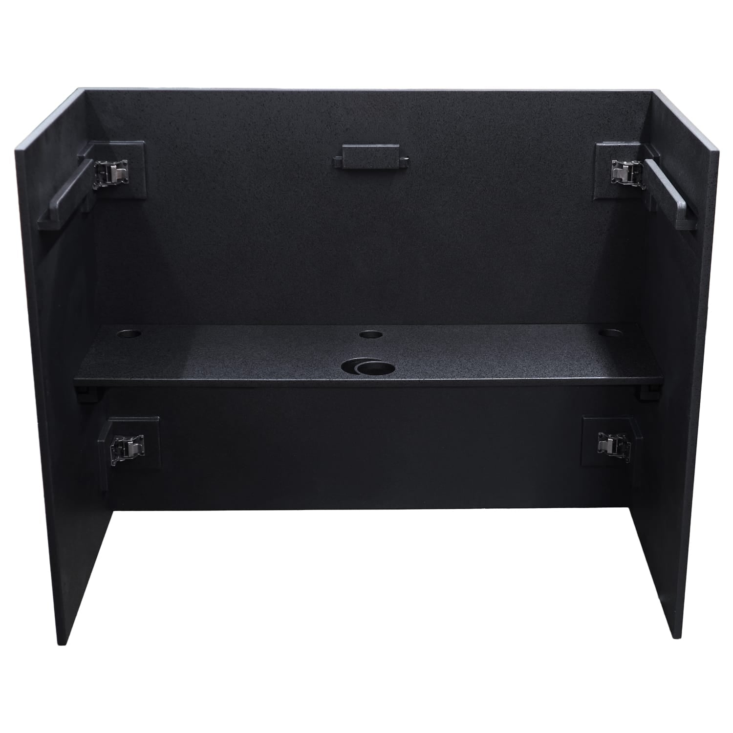Odyssey PDJBOOTH483824BLACK - Odyssey Wood Werks Facade-Style Folding DJ Booth - Black.