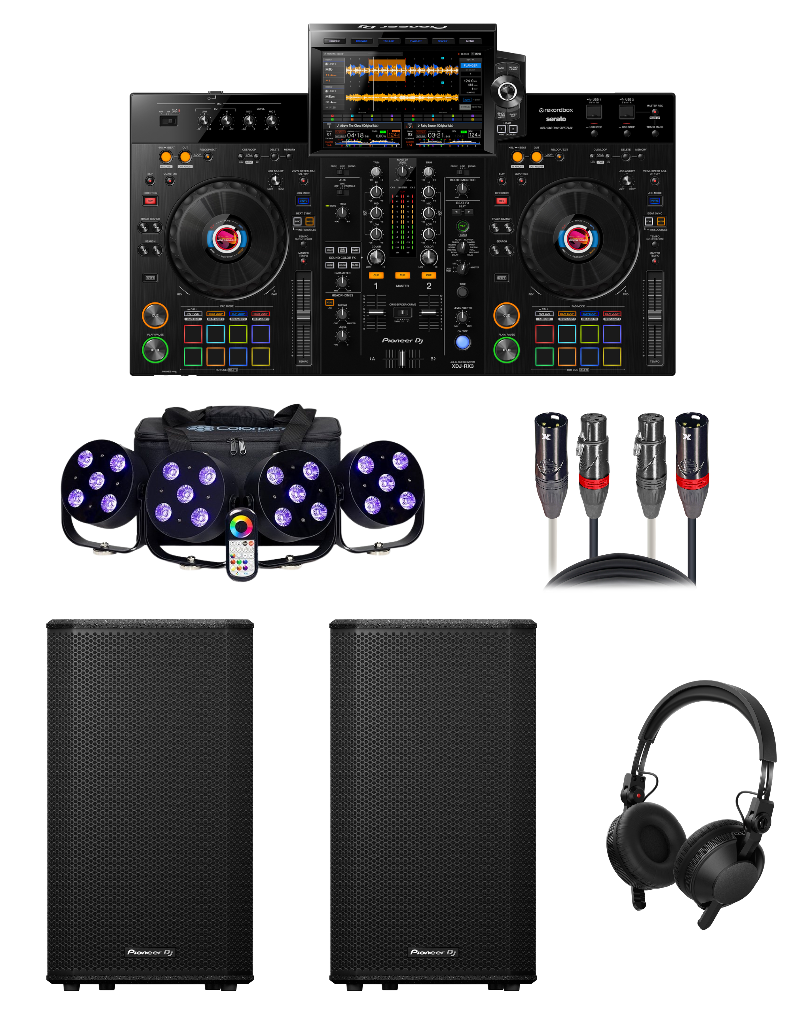 Pioneer DJ XDJ-RX3 "Party Rocker" Bundle