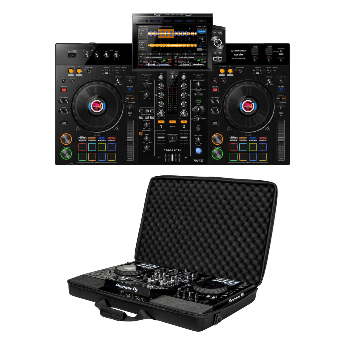 Pioneer DJ XDJ-RX3 + Headliner HL12004 Soft Case Bundle