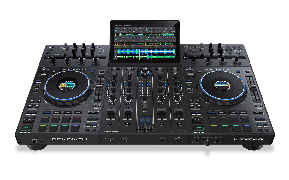 Denon DJ Prime 4+ - 4-Deck Standalone DJ Controller