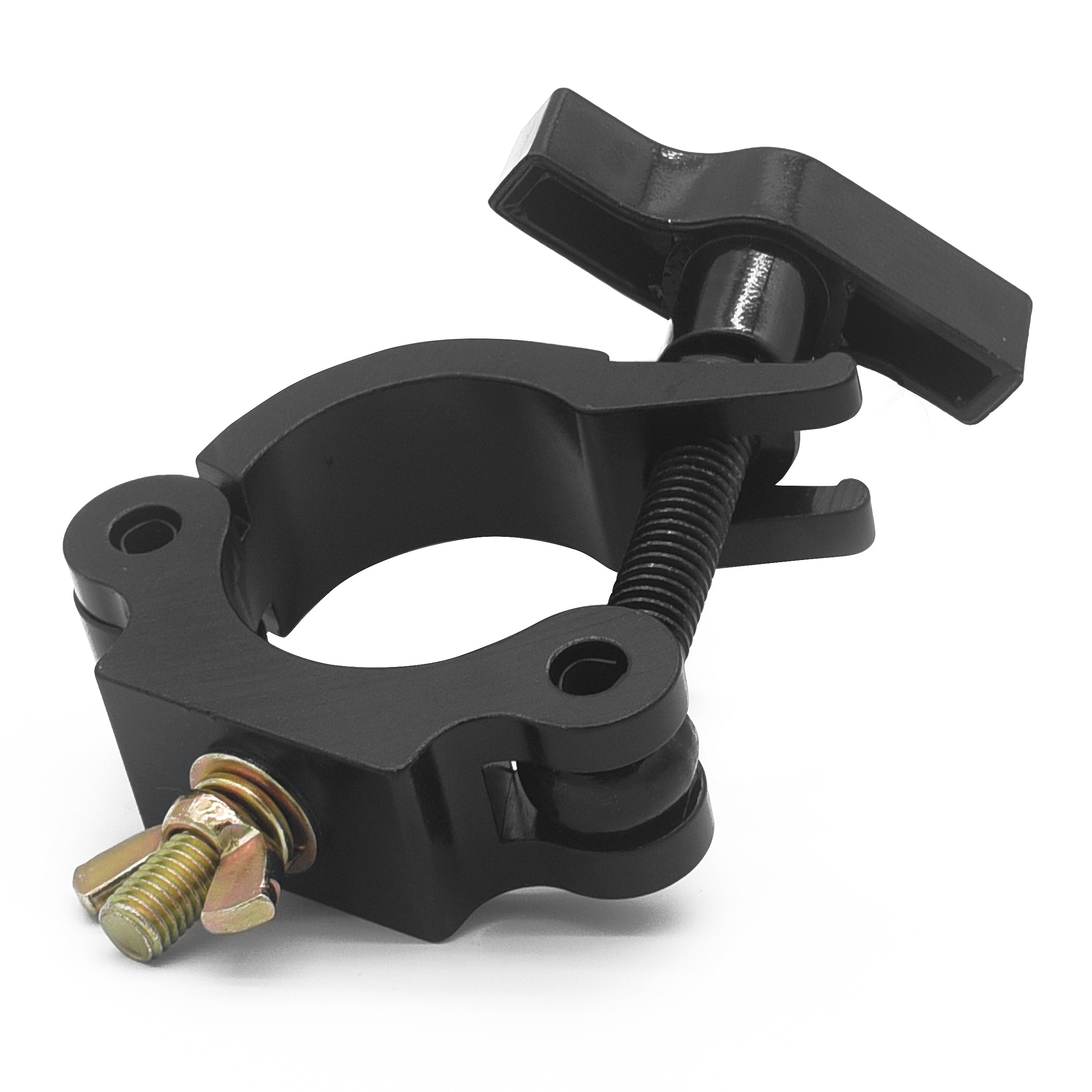 ProX T-C4SH-BLK Slim O-Clamp with Big Wing Knob fits 1.5-2.0 in Tube Capacity 661 LBS M10 Bolt — Aluminum