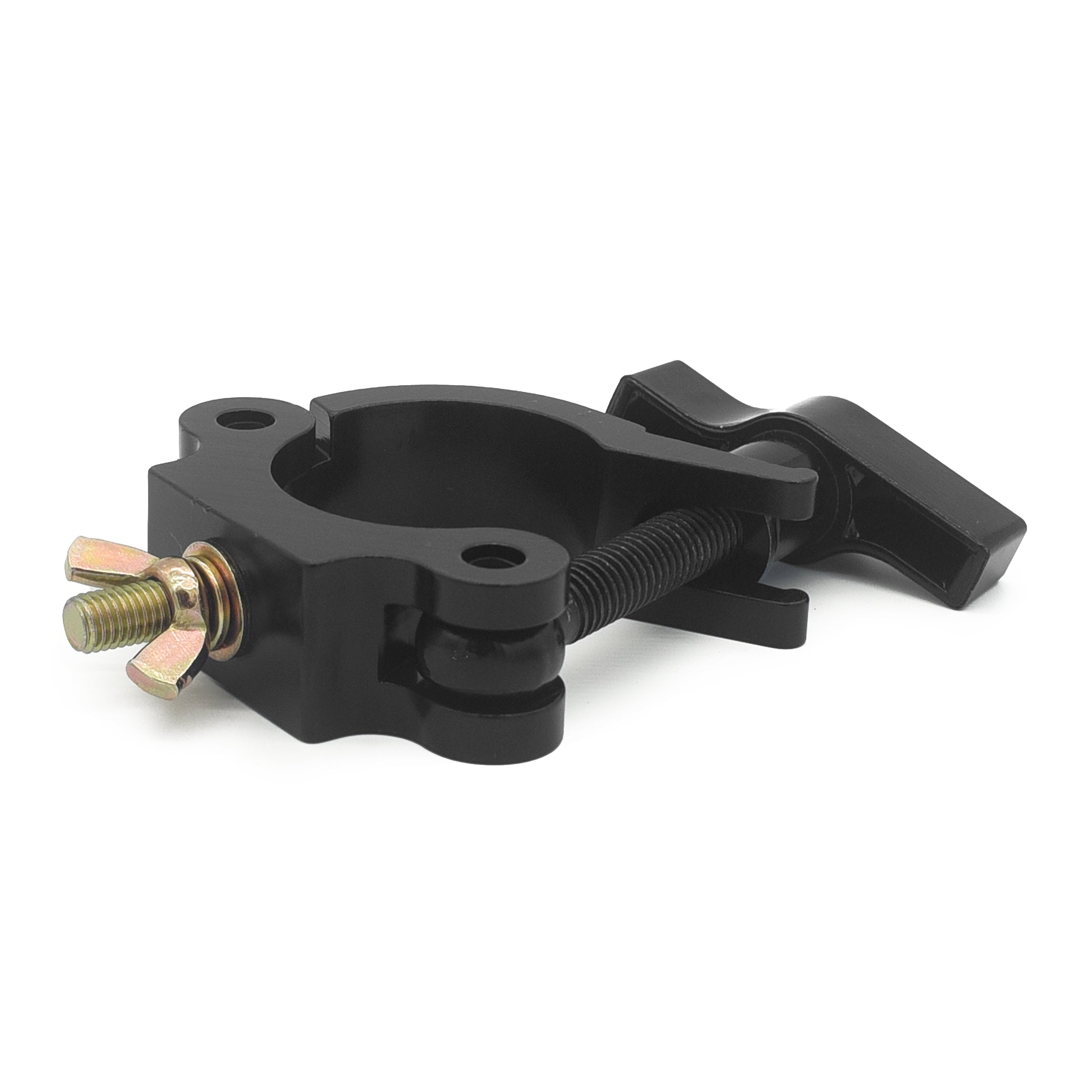 ProX T-C4SH-BLK Slim O-Clamp with Big Wing Knob fits 1.5-2.0 in Tube Capacity 661 LBS M10 Bolt — Aluminum