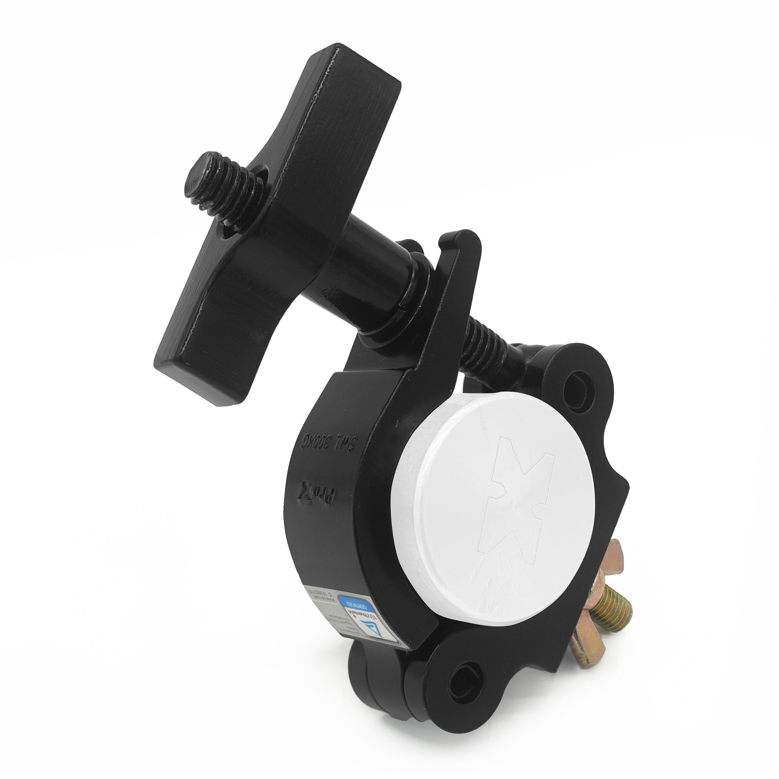 ProX T-C4SH-BLK Slim O-Clamp with Big Wing Knob fits 1.5-2.0 in Tube Capacity 661 LBS M10 Bolt — Aluminum