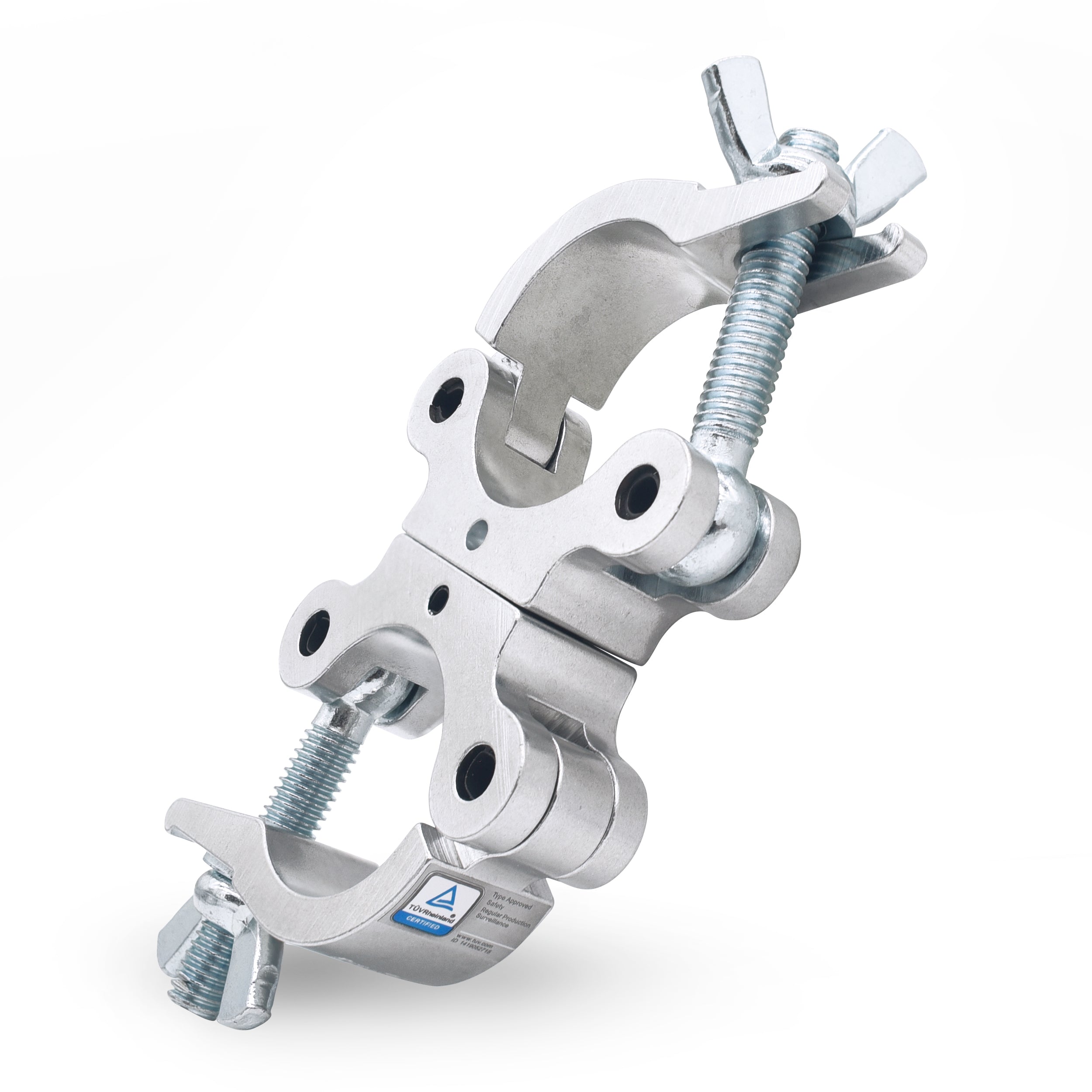 ProX T-C6S Dual Swivel O-Clamp fits 1.5-2.0 in Tube Capacity 660 LBS — Aluminum