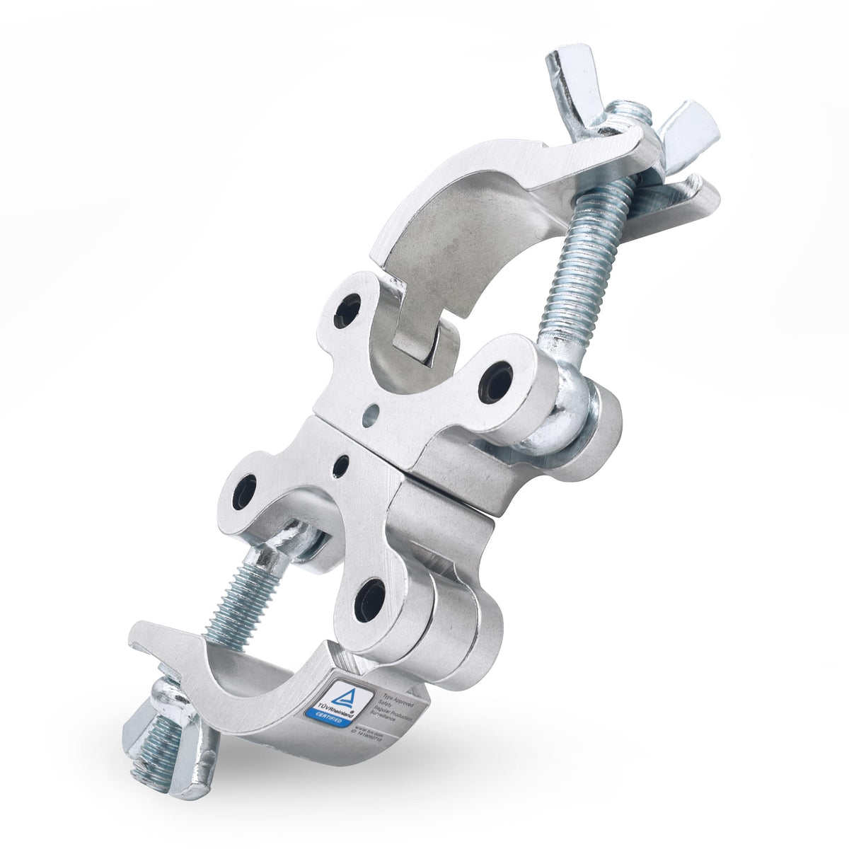 ProX T-C6S Dual Swivel O-Clamp fits 1.5-2.0 in Tube Capacity 660 LBS — Aluminum.