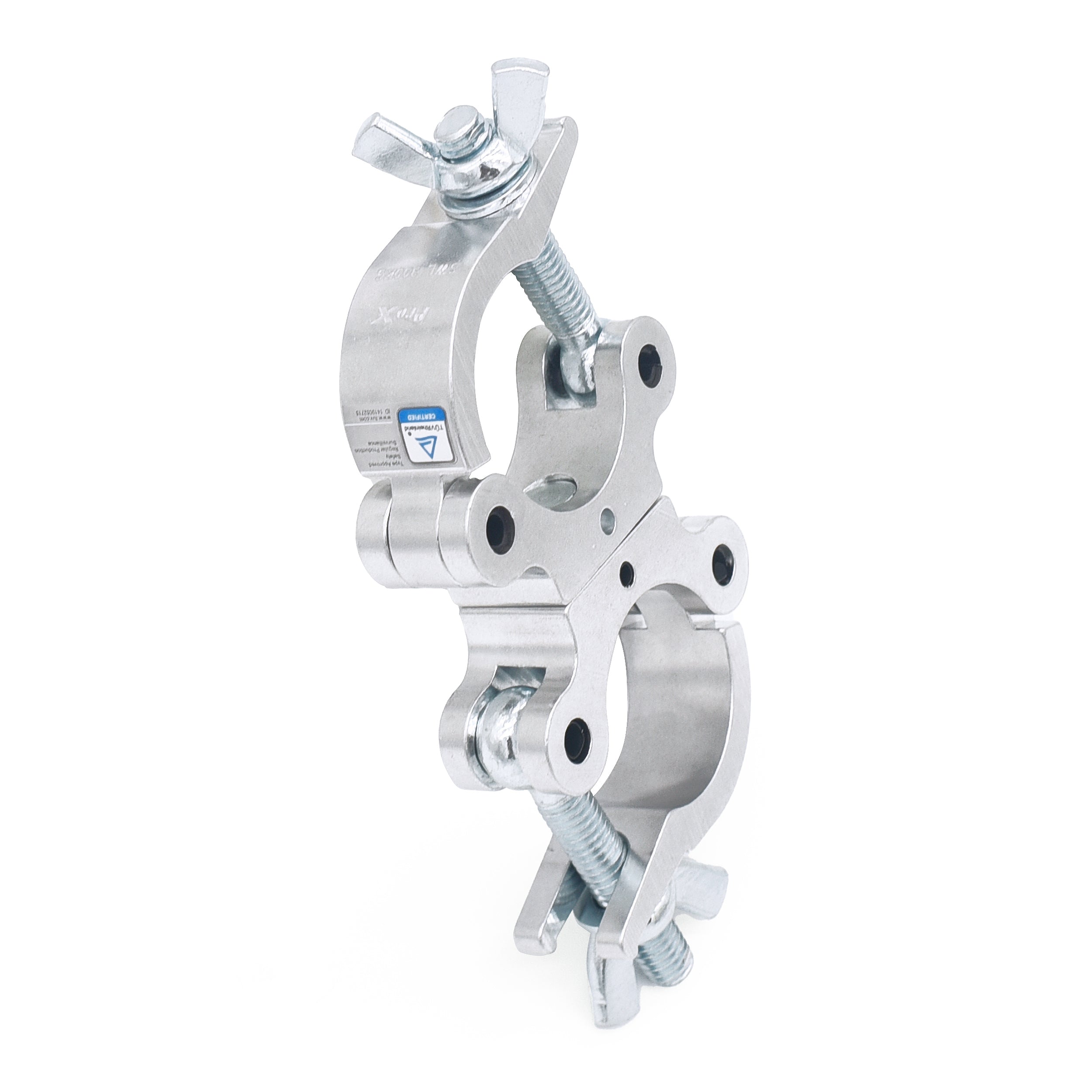 ProX T-C6S Dual Swivel O-Clamp fits 1.5-2.0 in Tube Capacity 660 LBS — Aluminum
