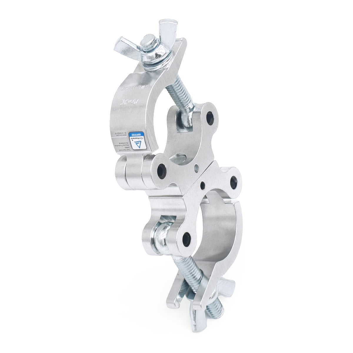 ProX T-C6S Dual Swivel O-Clamp fits 1.5-2.0 in Tube Capacity 660 LBS — Aluminum.