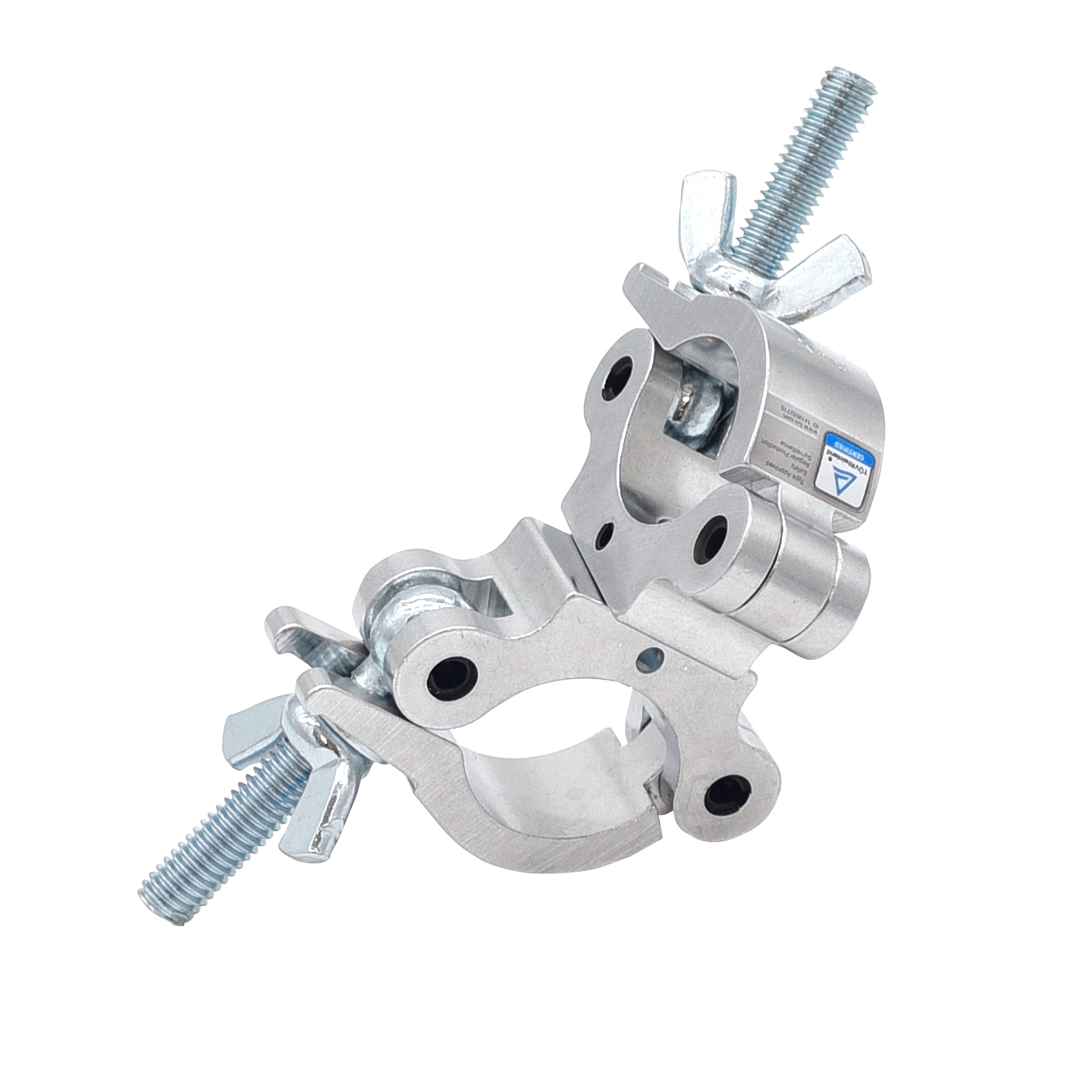ProX T-C6S Dual Swivel O-Clamp fits 1.5-2.0 in Tube Capacity 660 LBS — Aluminum