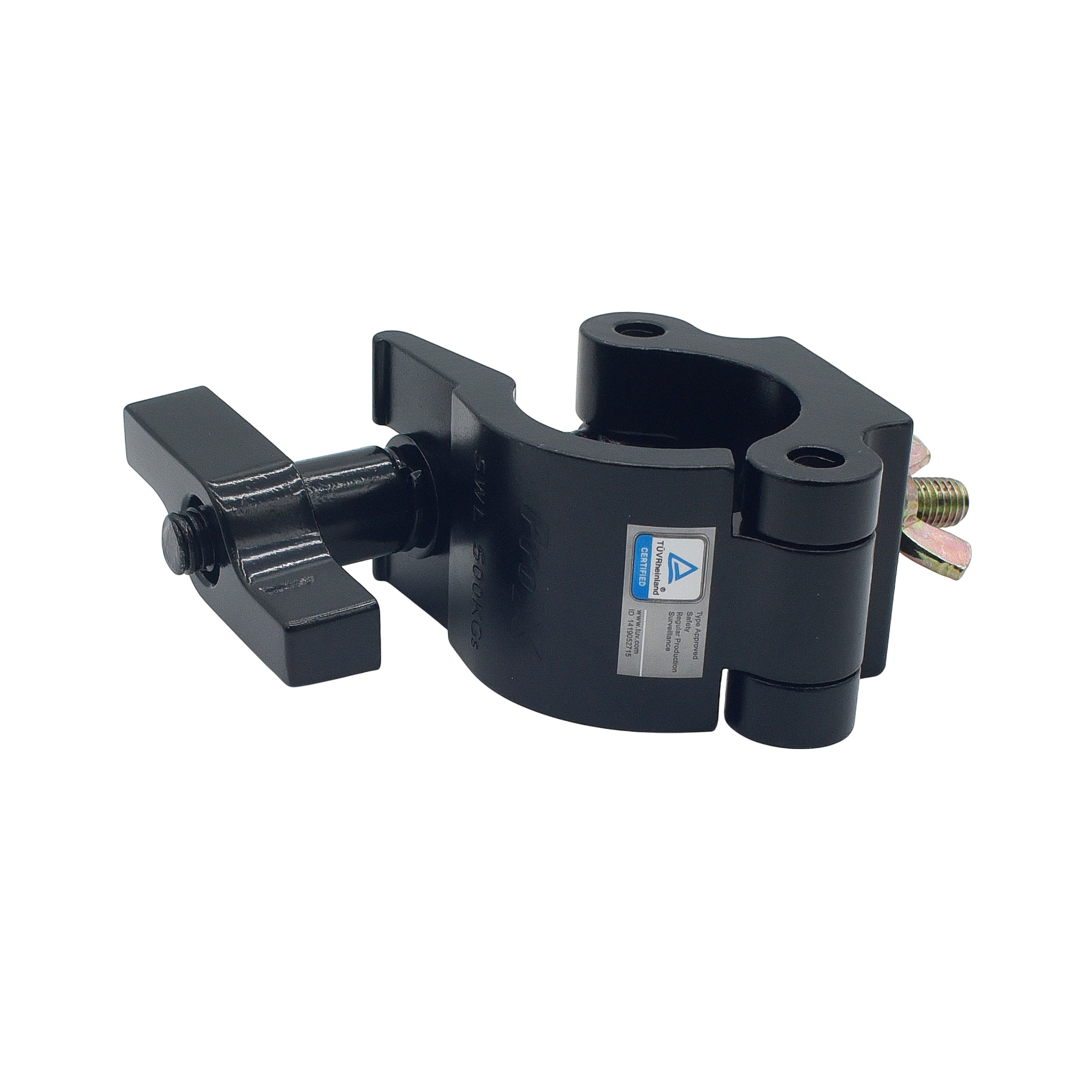 ProX T-C40H-BLK Pro Clamp fits .12-2.0 in Tube Capacity 1100 LBS M10 Bolt — Aluminum Black