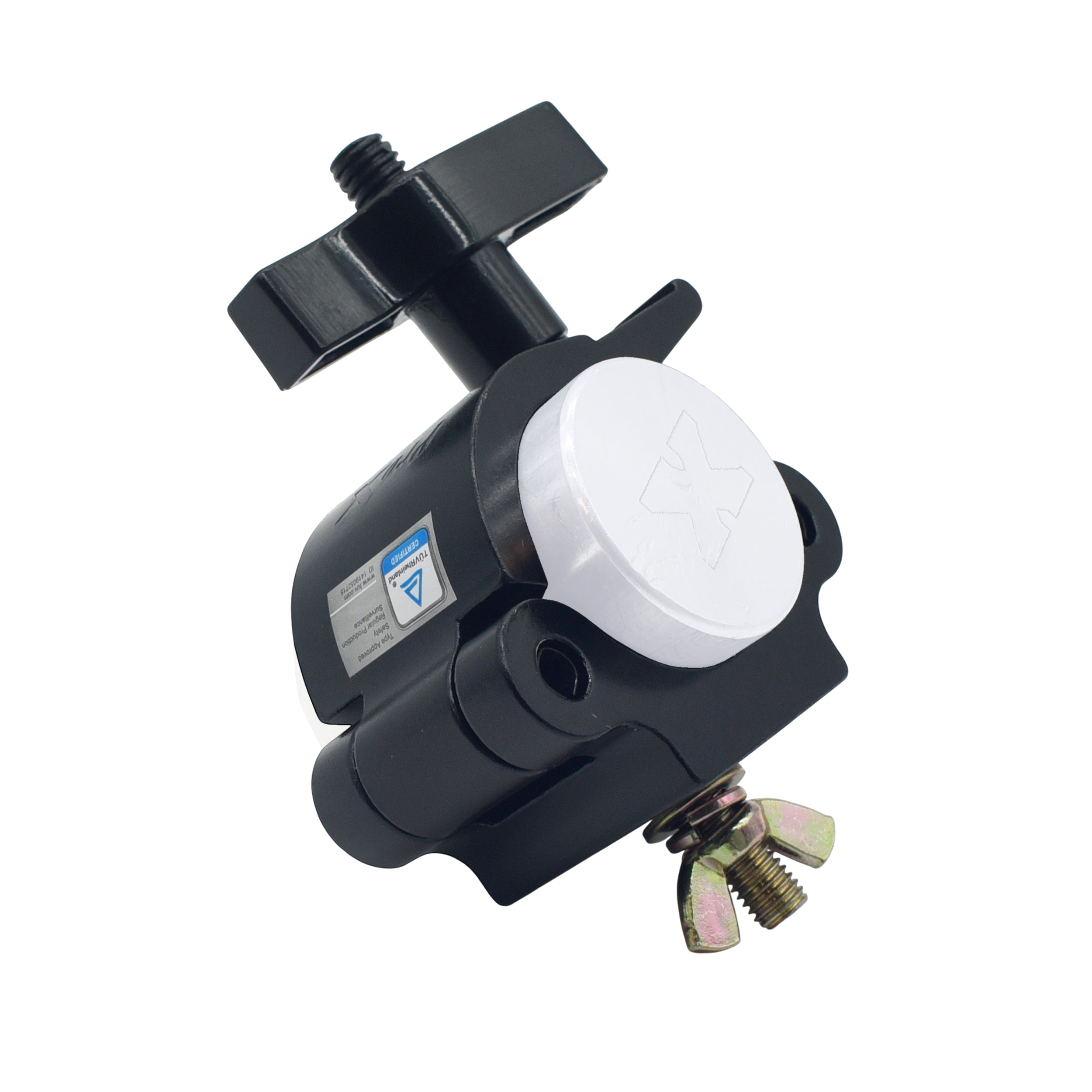 ProX T-C40H-BLK Pro Clamp fits .12-2.0 in Tube Capacity 1100 LBS M10 Bolt — Aluminum Black