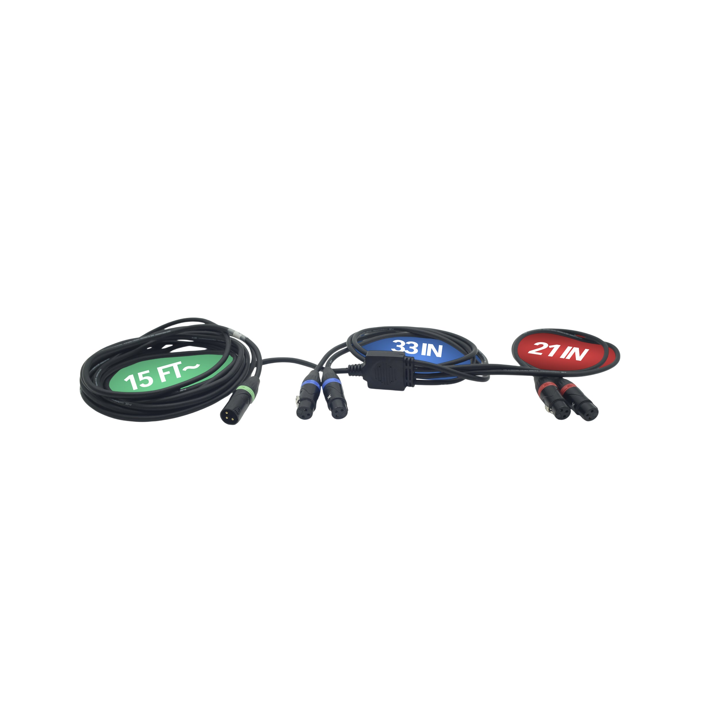 ProX 17FT 1 to 4 Outlet 3PIN DMX CABLE High Performance