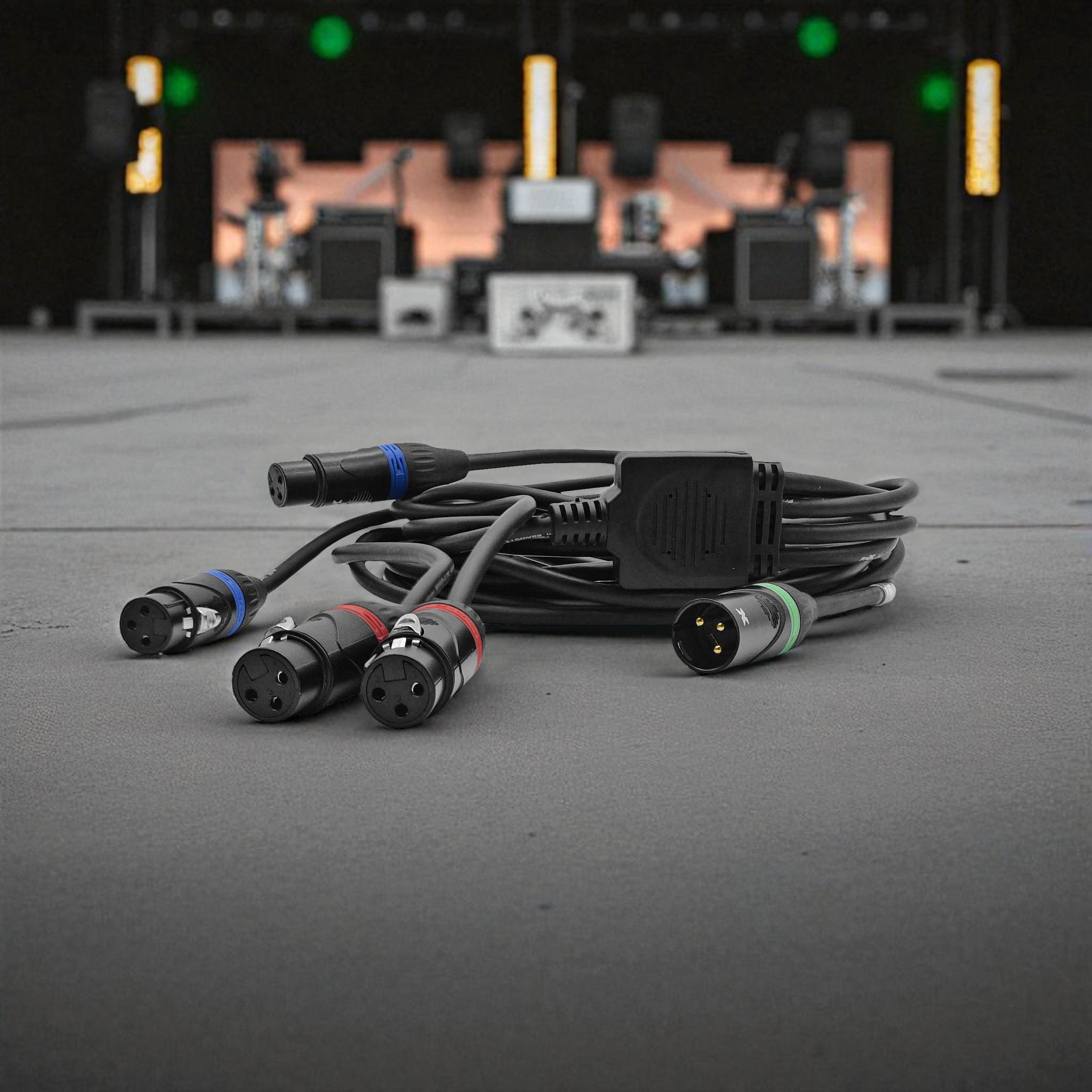 ProX 17FT 1 to 4 Outlet 3PIN DMX CABLE High Performance