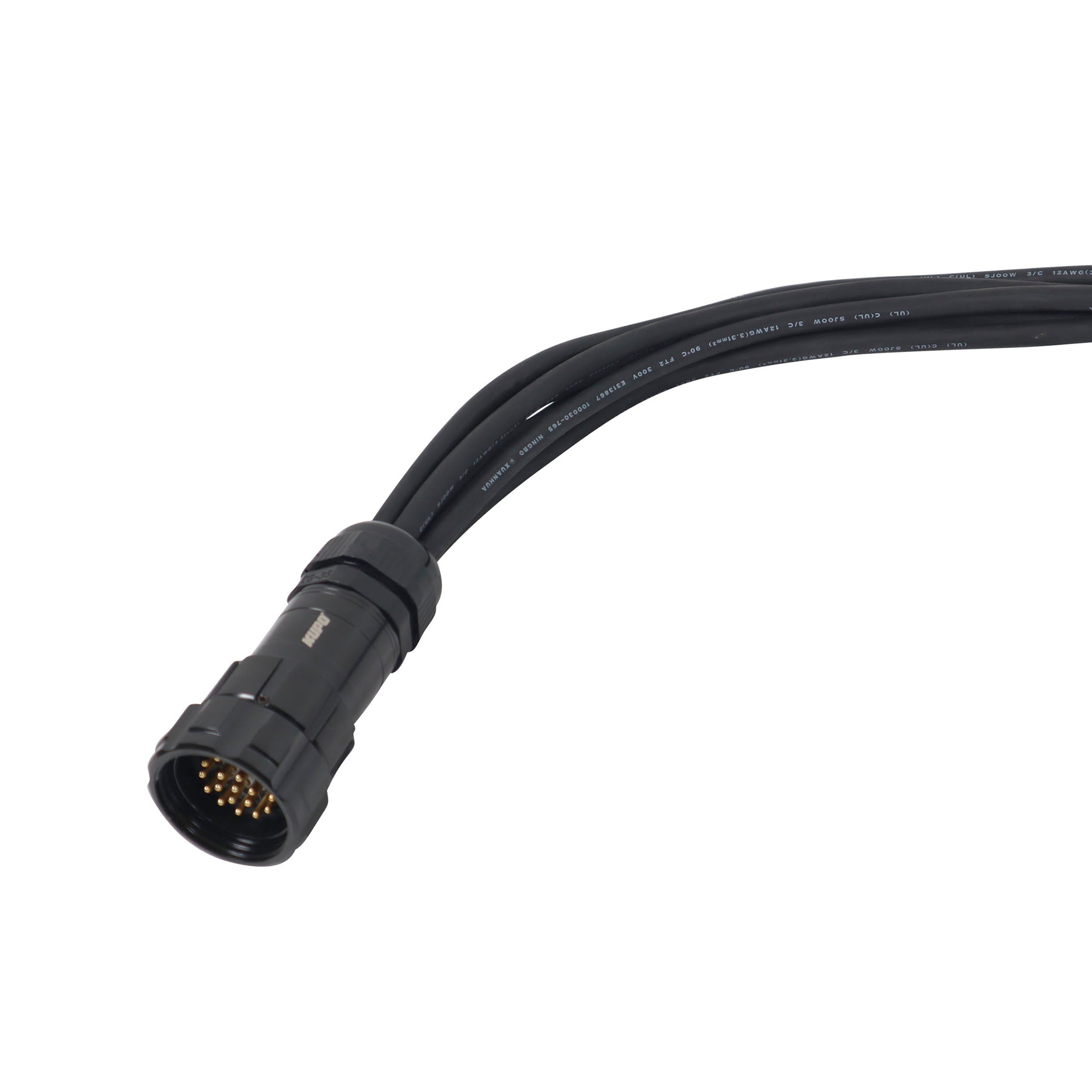 ProX 19-Pin Kupo WPS-5219LM to 6x Rean True1 2x 6ft 2x 10ft 2x 16ft SJOOW - 12AWG