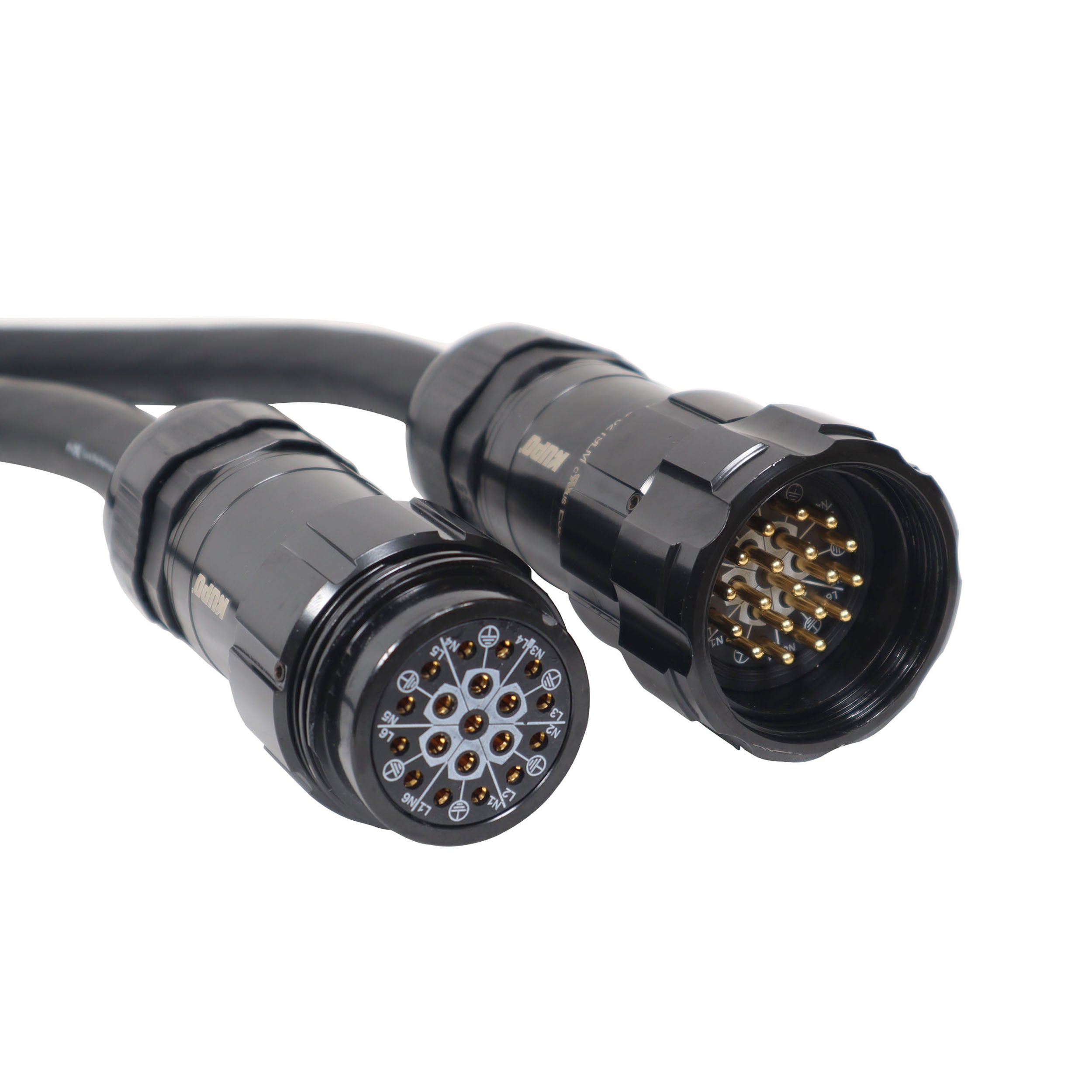 ProX Power Distribution 50Ft 19 Pin Male to Female 12 AWG Extension Cable