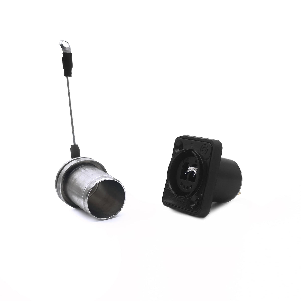 ProX Seetronic Dual-Channel Fiber Socket with Automatic Sealing Shutter (IP65 Rated).
