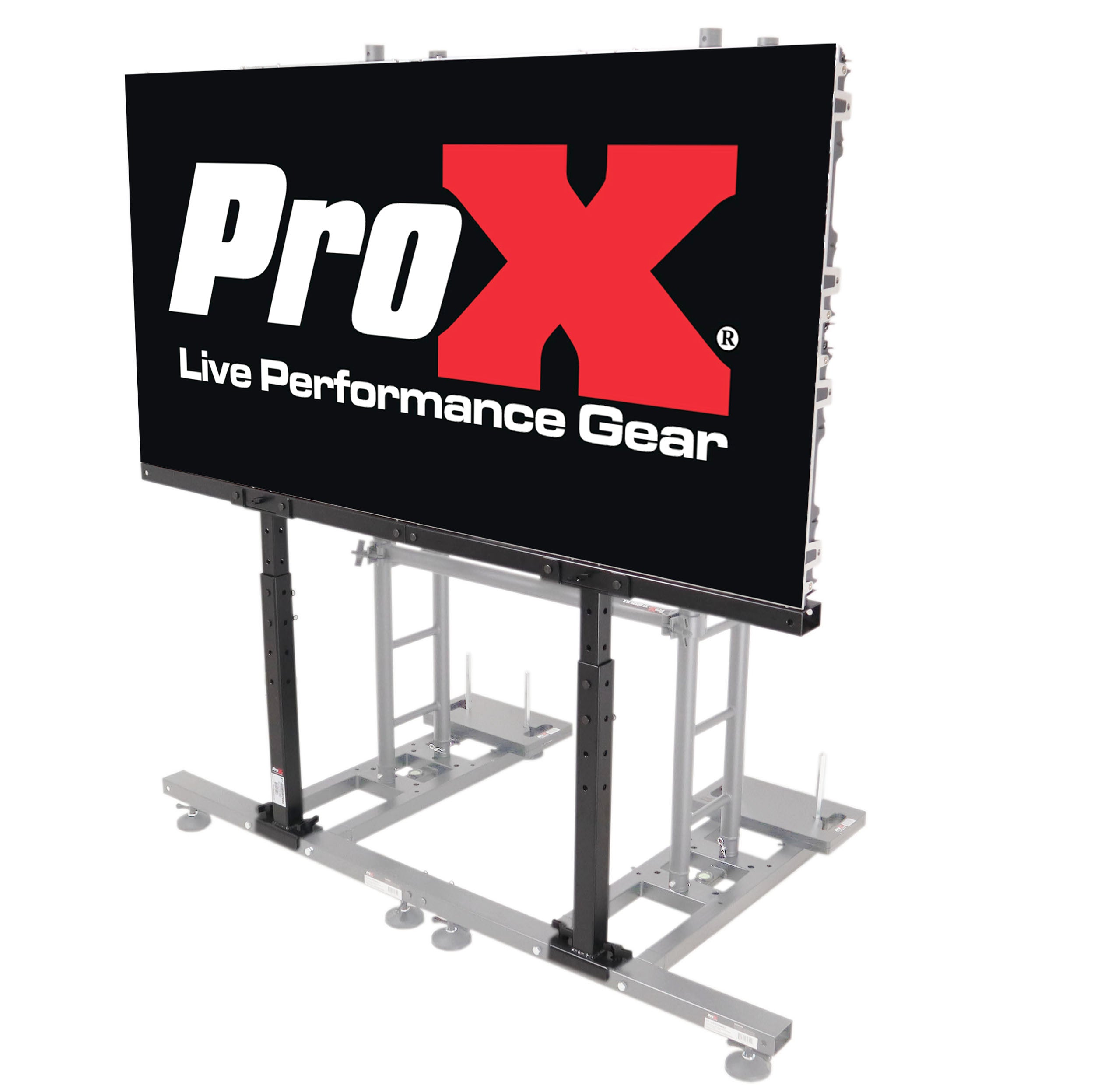 ProX LED Panel Ground Support Stand, Adjustable Height 35-54", Works with XT-GSWSB MK2 - Steel Multi-Linkable System