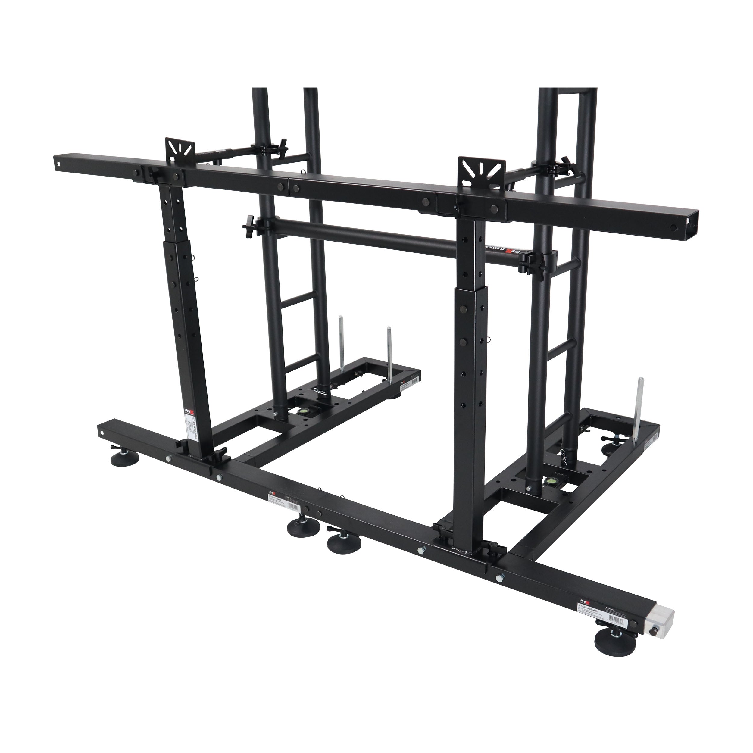ProX LED Panel Ground Support Stand, Adjustable Height 35-54", Works with XT-GSWSB MK2 - Steel Multi-Linkable System