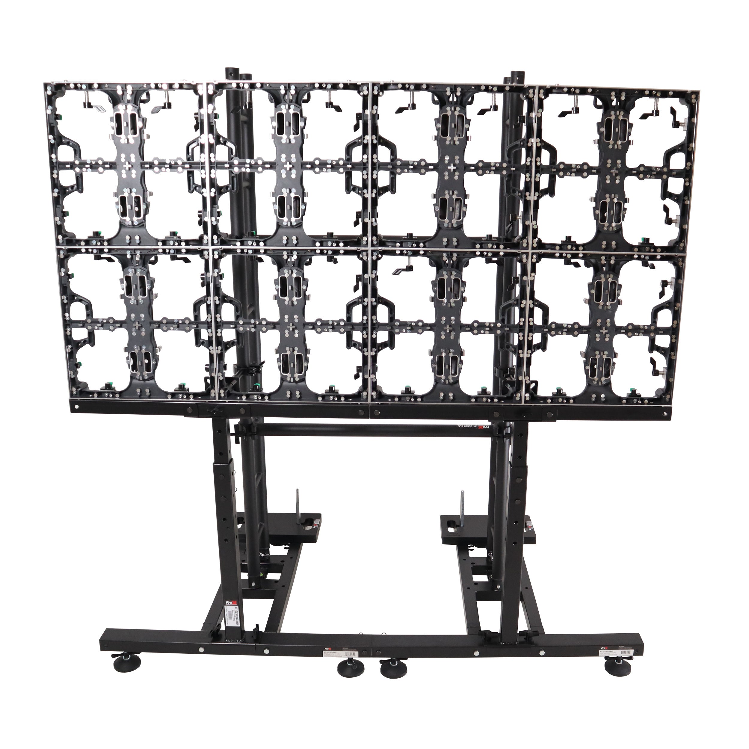 ProX LED Panel Ground Support Stand, Adjustable Height 35-54", Works with XT-GSWSB MK2 - Steel Multi-Linkable System
