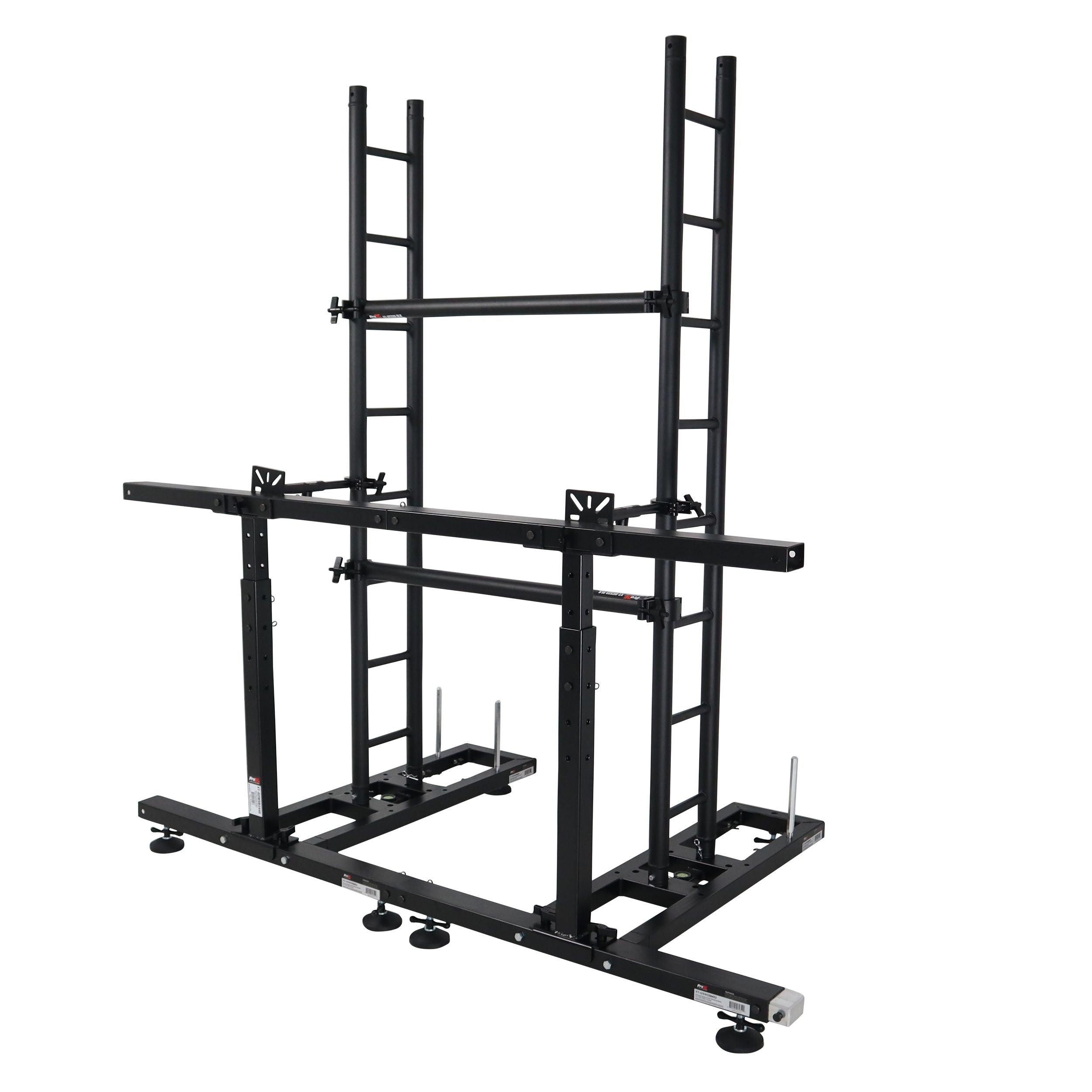 ProX LED Panel Ground Support Stand, Adjustable Height 35-54", Works with XT-GSWSB MK2 - Steel Multi-Linkable System