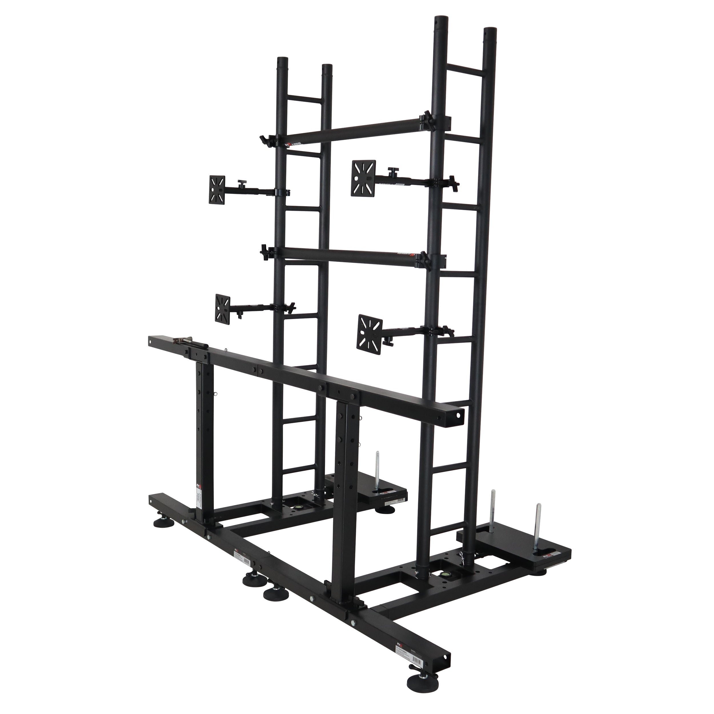 ProX LED Panel Ground Support Stand, Adjustable Height 35-54", Works with XT-GSWSB MK2 - Steel Multi-Linkable System