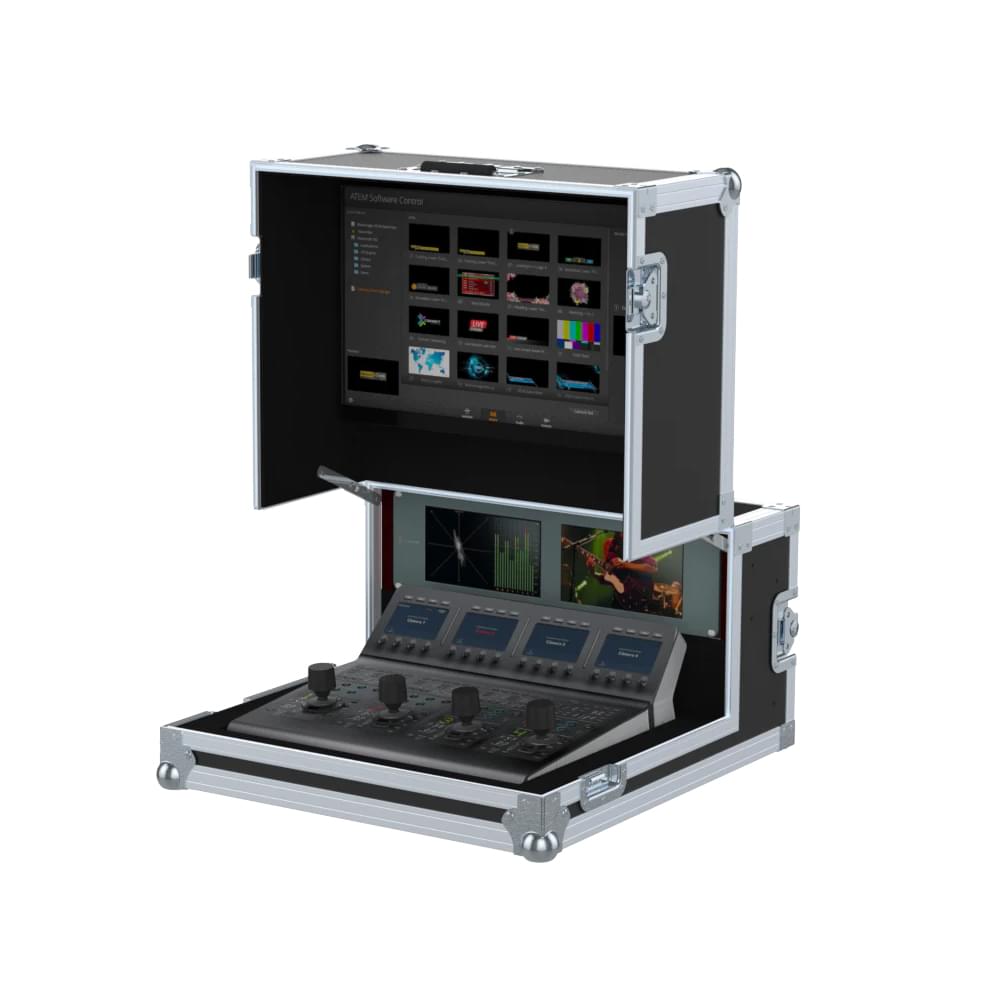 ProX Video Controller Flight Case for Blackmagic ATEM 1 M/E Camera Control Panel 3U + 6U by Santosom.