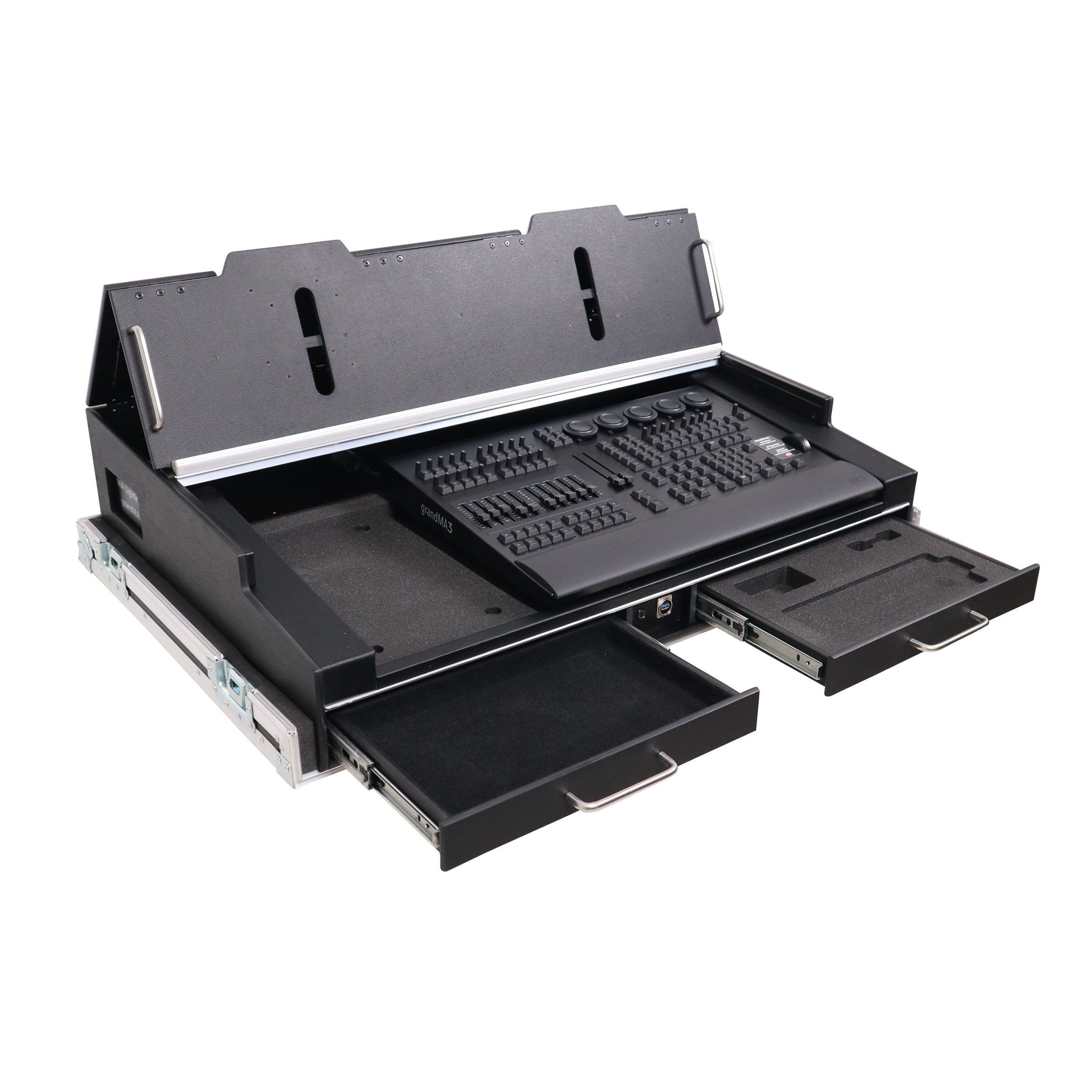 ProX Flight Case for GrandMA3 onPC Command Wing + Fader Wing by Santosom