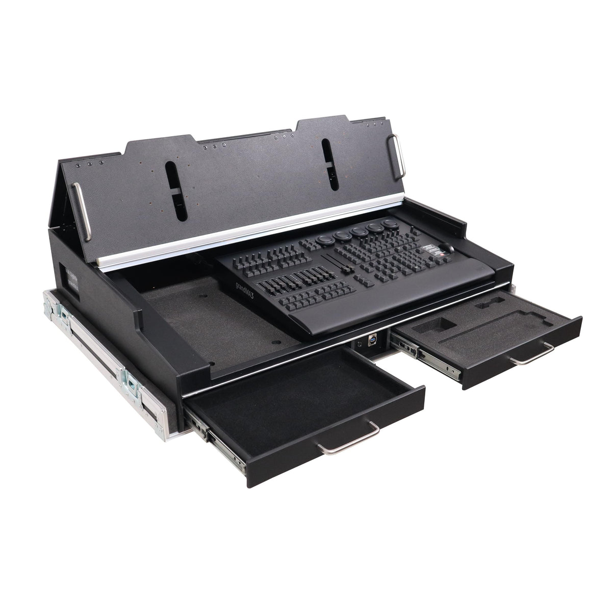 ProX Flight Case for GrandMA3 onPC Command Wing + Fader Wing by Santosom.