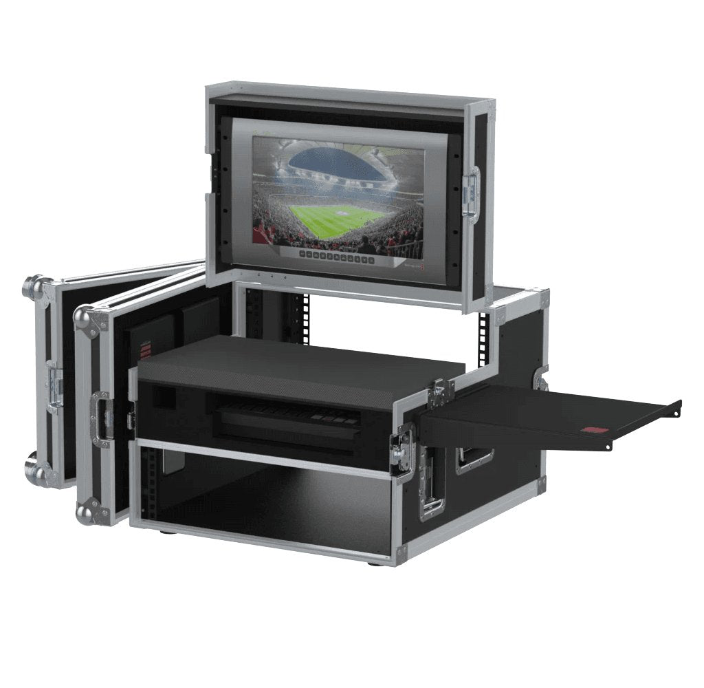 ProX Flight case Regie 4, Roland VR-4HD LCD 19" 3U by Santosom.