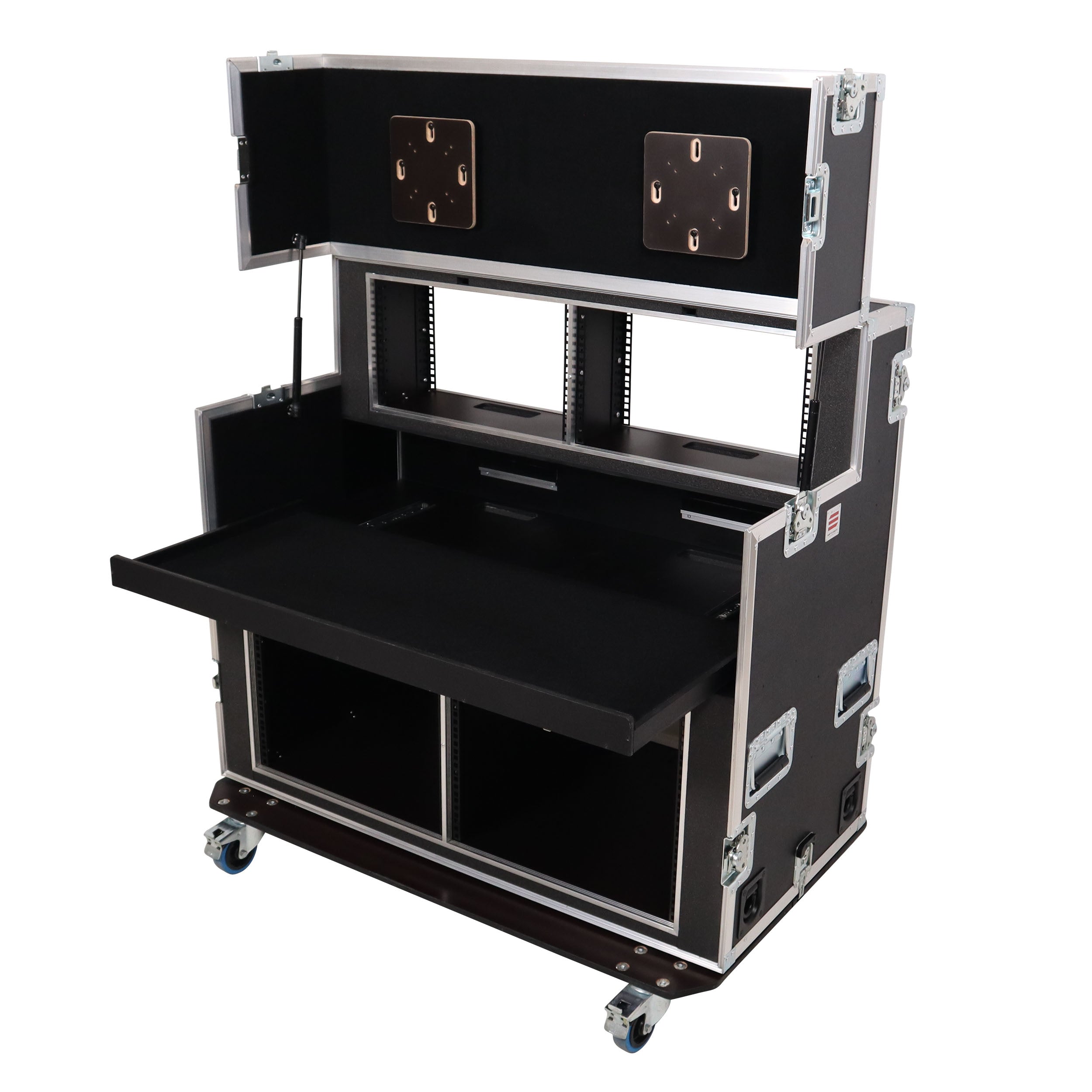 ProX Video Controller Regie 2x 24" Monitors + rack, 560-BRR 9U + 6U by Santosom
