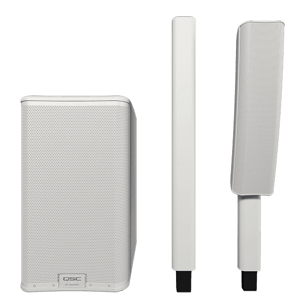KC12WH - Powered 3-Way Column loudspeaker System (White).