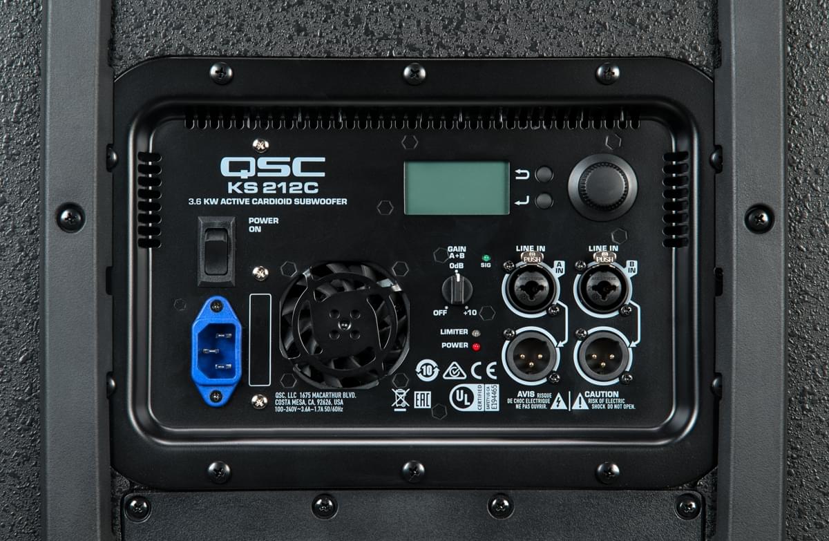 QSC KS212C - K Cardioid Subwoofer.