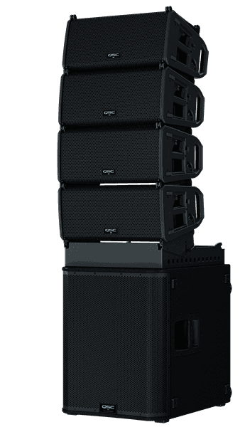 QSC LA108 - Powered Line Array Loudspeaker 8-inch 2-way.