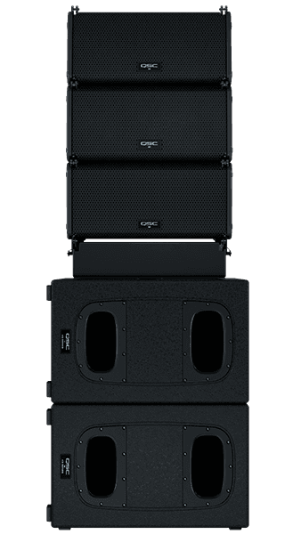 QSC LA108 - Powered Line Array Loudspeaker 8-inch 2-way.