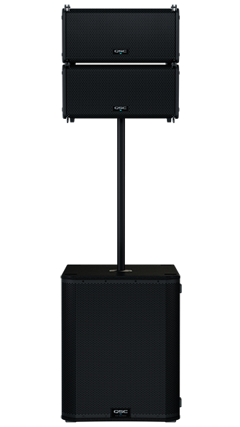 QSC LA108 - Powered Line Array Loudspeaker 8-inch 2-way