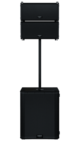 QSC LA108 - Powered Line Array Loudspeaker 8-inch 2-way.