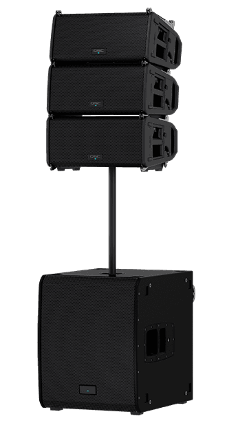 QSC LA108 - Powered Line Array Loudspeaker 8-inch 2-way.
