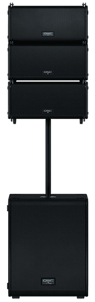 QSC LA108 - Powered Line Array Loudspeaker 8-inch 2-way.