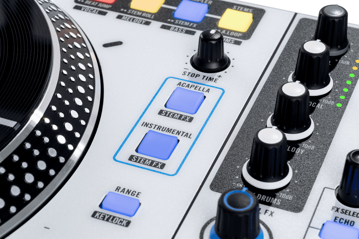 Rane ONE MKII - Professional 4-channel Motorized DJ Controller for Serato DJ, with Stems Control.