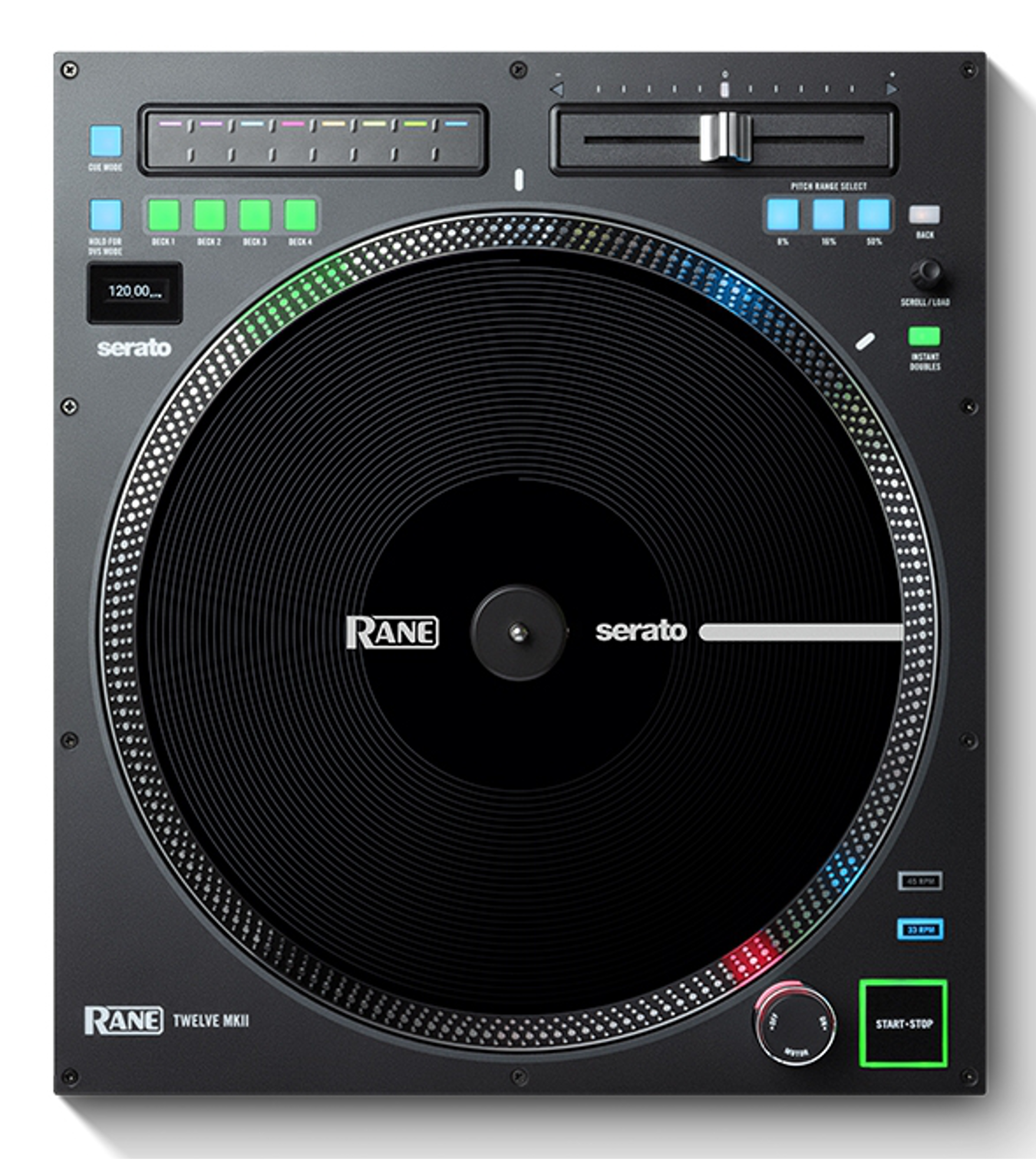 Rane Twelve MKII - 12-Inch Motorized Turntable Controller with a True Vinyl Like Touch