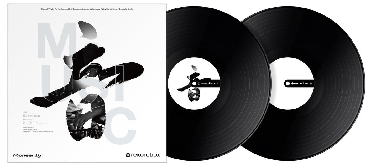 Pioneer DJ RB-VD2-K - rekordbox Control Vinyl (Set of 2) (Black).