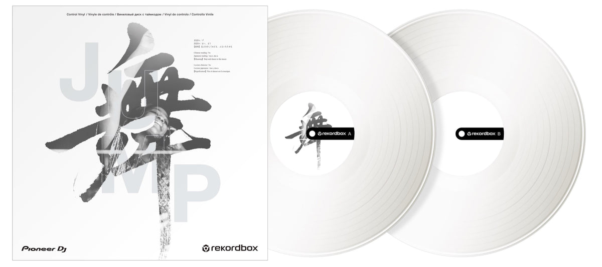 Pioneer DJ RB-VD2-W - rekordbox Control Vinyl (Set of 2) (White).