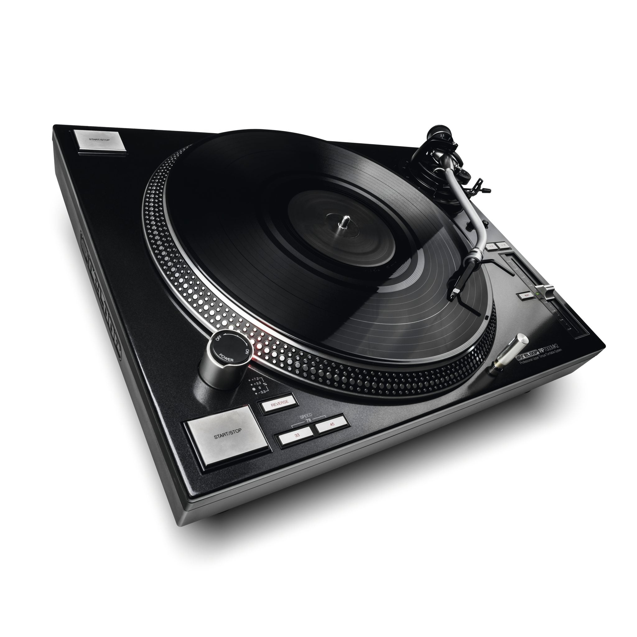 Reloop RP-7000 MK2 - Professional Upper Torque Turntable System (Black)