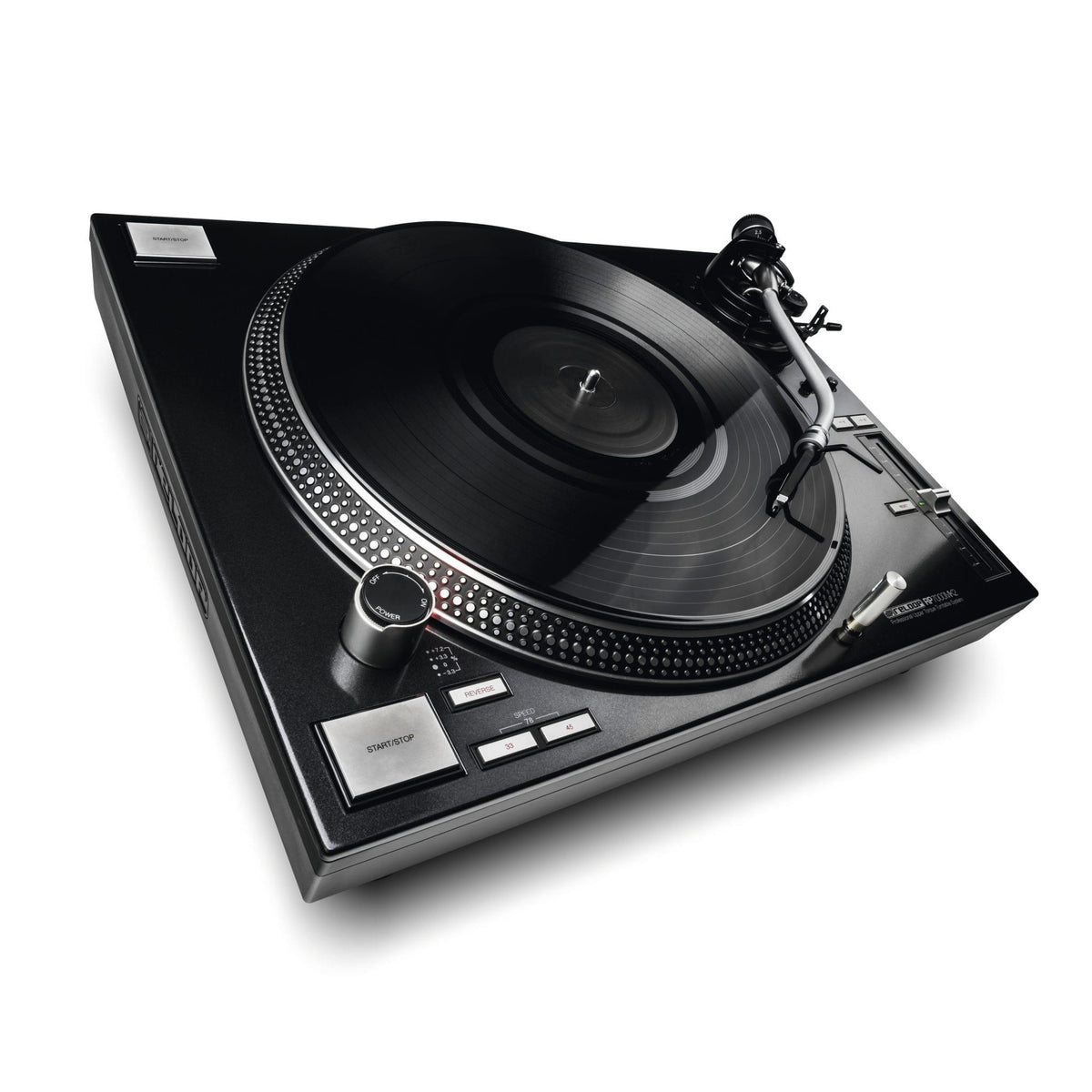 Reloop RP-7000 MK2 - Professional Upper Torque Turntable System (Black).