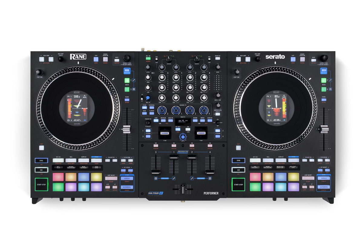 Rane PERFORMER - Professional 4-channel Motorized DJ Controller.