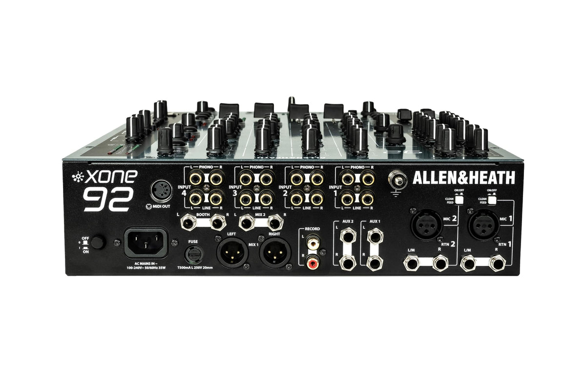 Allen & Heath Xone:92 MK2 - Analog 4-channel DJ Mixer.