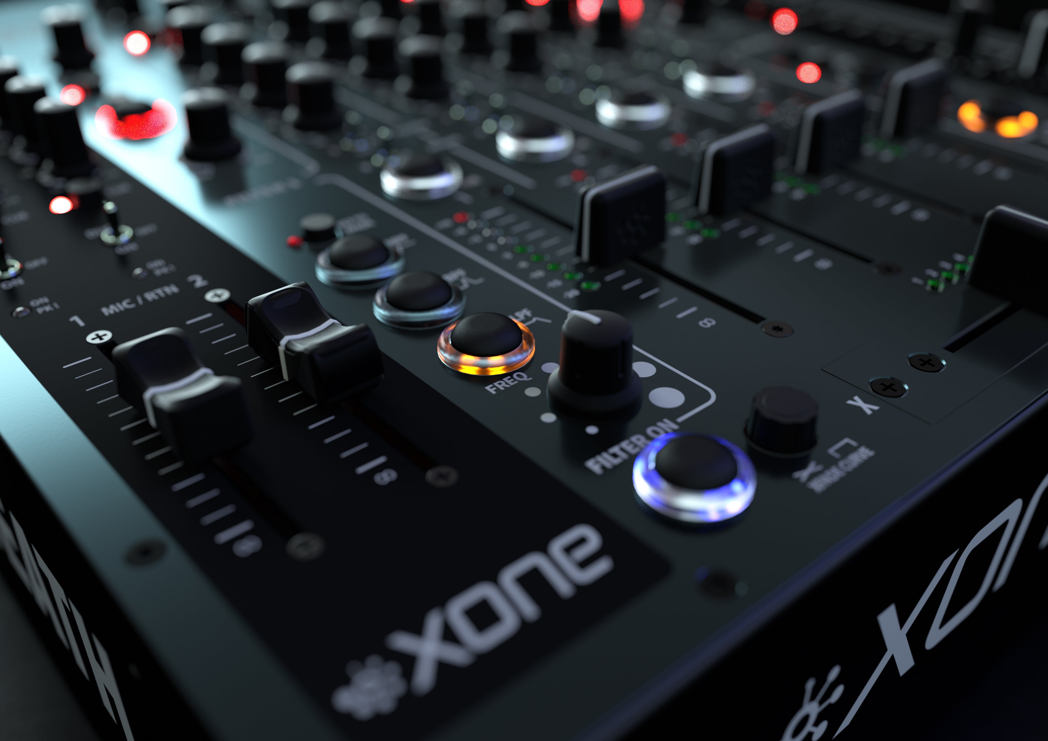 Allen & Heath Xone:92 MK2 - Analog 4-channel DJ Mixer