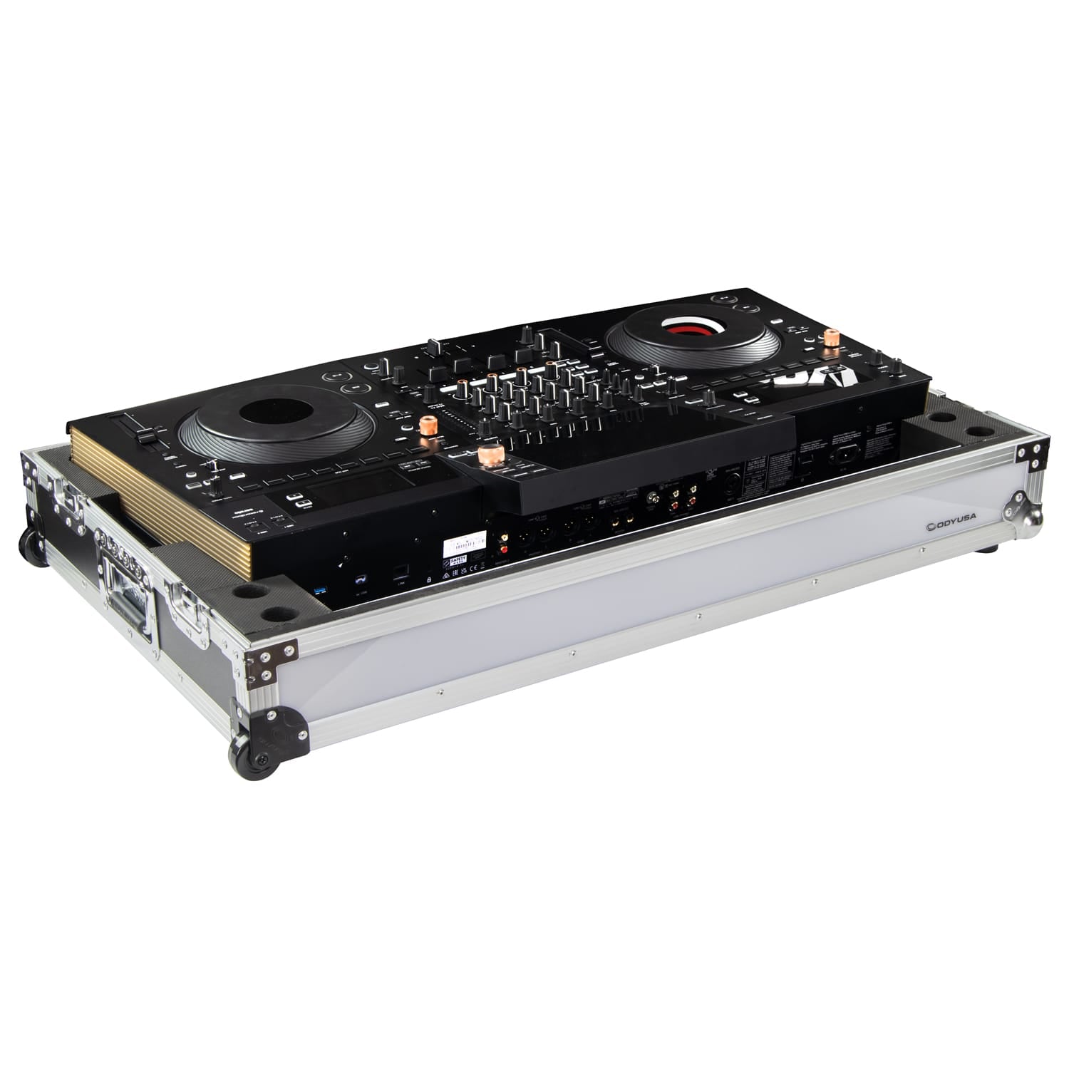 Odyssey SCOPUSQUADCW1 - Pioneer DJ OPUS-QUAD Flight Effects Show Case with Wheels