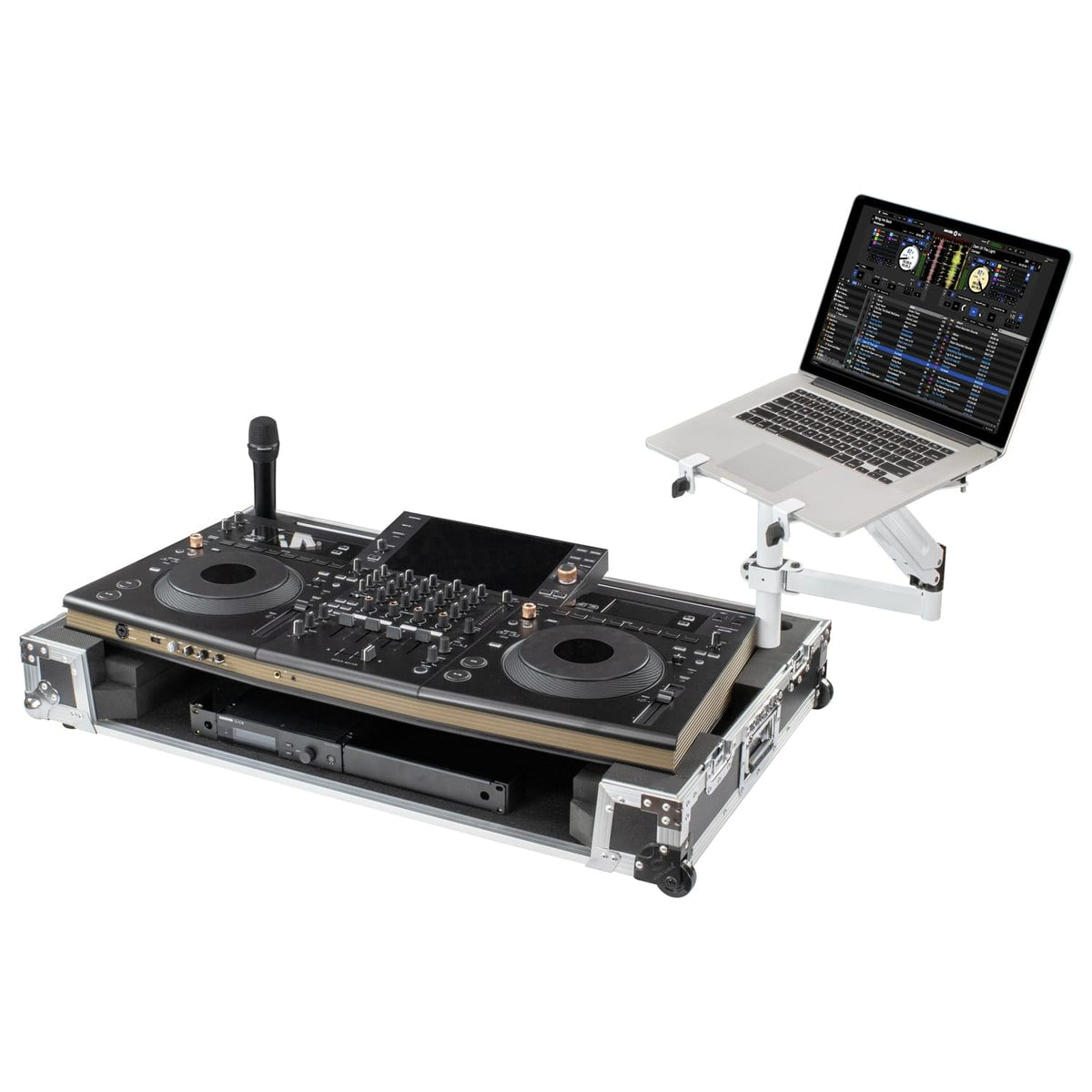 Odyssey SCOPUSQUADCW1 - Pioneer DJ OPUS-QUAD Flight Effects Show Case with Wheels.