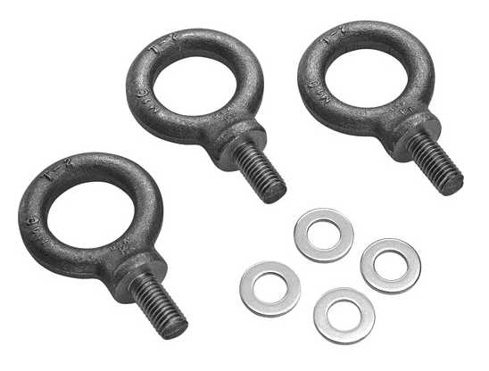 Electro-Voice EBK1-M10-3PACK - Forged M10 3pack Short Shank Eyebolt Kit.